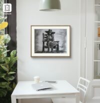 For him. Charcoal drawing – Image 2