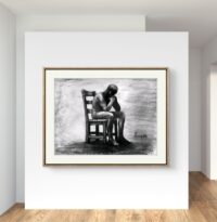 Vanité des vanités. Dessin au fusain. Drawing charcoal art. – Image 6