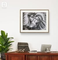 Sexual energy art. Erotic art drawing. "Don’t Be Afraid of My Gentle Blade" – Image 5
