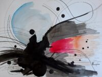 Murmur. Contemporary abstract painting