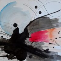 Murmur. Contemporary abstract painting