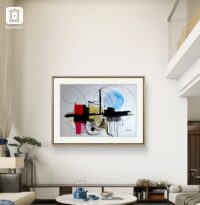 You stepped into my dream. Modern painting, love letter, – Image 4