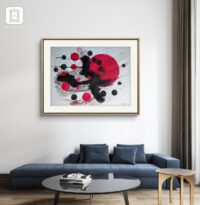 Red Absences. Red and Black Ink Drawing – Image 8