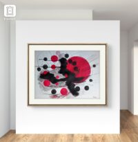 Red Absences. Red and Black Ink Drawing – Image 7