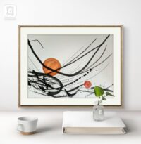 Today I dreamed of you. Peinture abstraite. Art contemporain. Art poétique, – Image 2