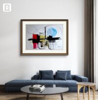 You stepped into my dream. Modern painting, love letter, – Image 5