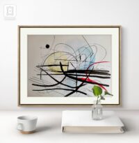 Un frisson rouge. Art abstrait – Image 5
