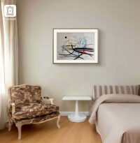 Un frisson rouge. Art abstrait – Image 4