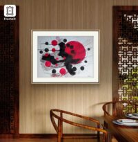 Red Absences. Red and Black Ink Drawing – Image 3