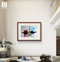 You stepped into my dream. Modern painting, love letter, – Image 7