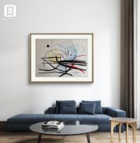 Un frisson rouge. Art abstrait – Image 3