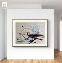 Un frisson rouge. Art abstrait – Image 2