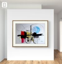 You stepped into my dream. Modern painting, love letter, – Image 8