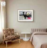 What the Rain Doesnt Say – Abstract Ink and Watercolor Drawing – Image 4