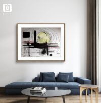 A sleeping Sun, AbstractArt. ModernArt. InkAndWatercolor – Image 5