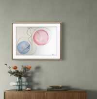 Minimalistart. Rencontre suspendue. Suspended Encounter. VisualPoetry. RomanticArt. Abstractart – Image 3
