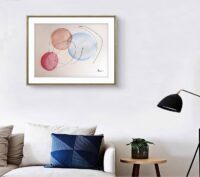 AbstractDrawing ".....ton regard".“…your gaze” PoésieVisuelle. AquarelleAbstraite. – Image 6