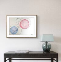 Minimalistart. Rencontre suspendue. Suspended Encounter. VisualPoetry. RomanticArt. Abstractart – Image 2