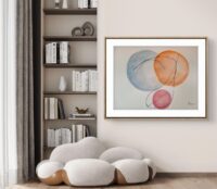 Abstractdrawing. "Ton silence".  Poeticart. Minimalistart. Contemporaryart – Image 2