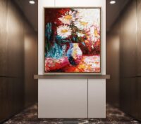 Contemporaryart. Whisper of Love. OilOnBoard. Oilpainting. – Image 4