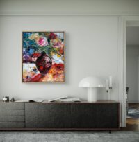 Le silence et la passion. Romanticart. Oilonboard – Image 5