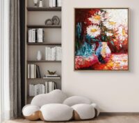 Contemporaryart. Whisper of Love. OilOnBoard. Oilpainting. – Image 8