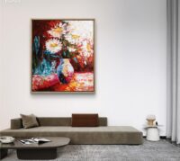 Contemporaryart. Whisper of Love. OilOnBoard. Oilpainting. – Image 7