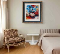 Poeticart.  Impasto.  Paintingonwood. Paletteknifepainting. Le Tonnerre. “The Thunder”. – Image 5