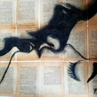 Contemporary Art. "A Forgotten Book"  Un roman oublié.