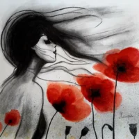 ArtMinimaliste. DessinPoétique. "Don’t Trust the Wind". "Ne crois pas le vent"